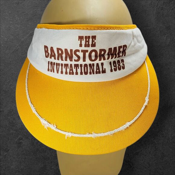 1983 Barnstormer Invitational Mystery Visor California Headwear Retro Promo Rare - Picture 2 of 9